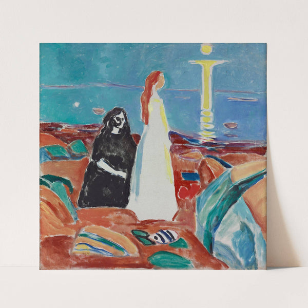 Two Women on the Shore (1933–35) by Edvard Munch