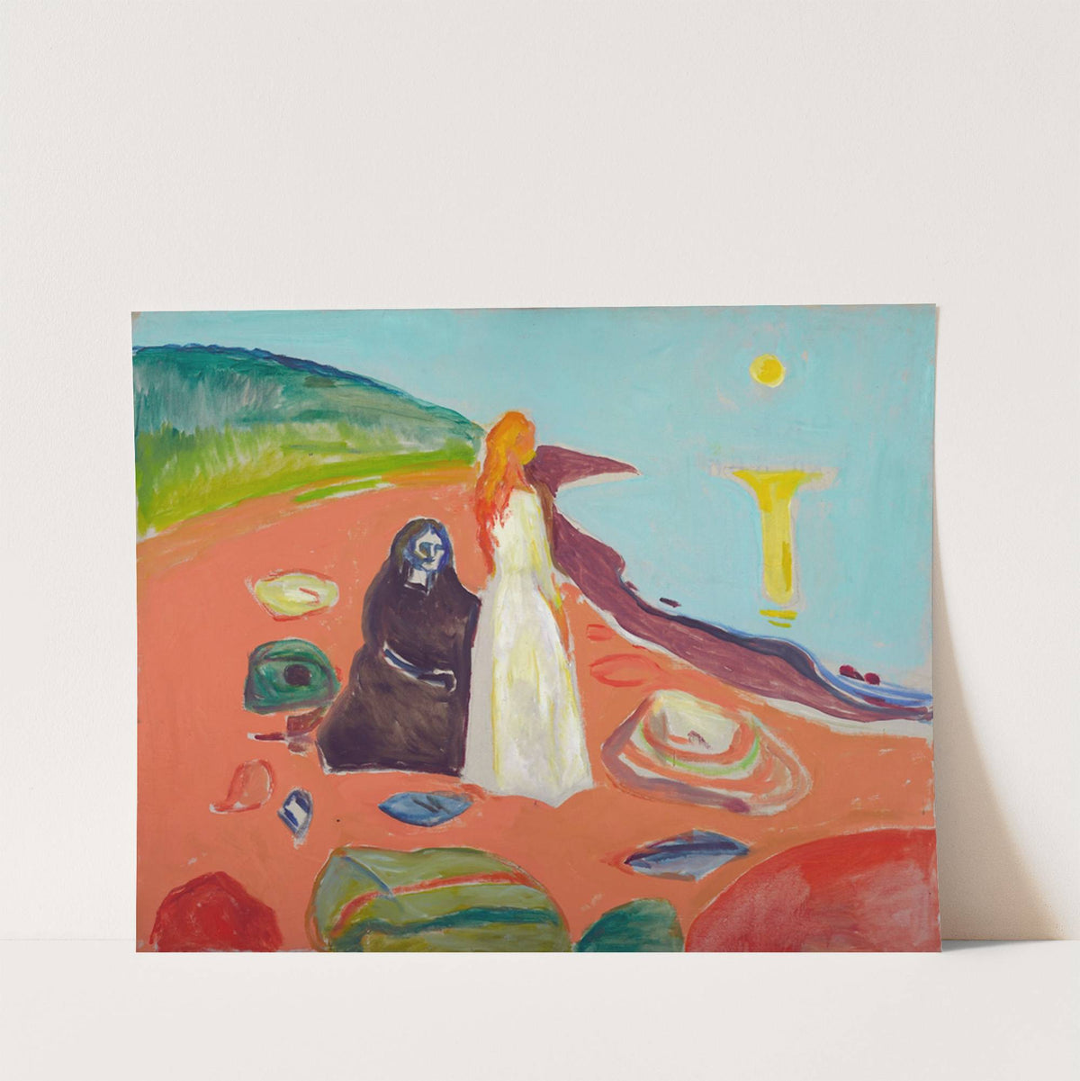 Two Women on the Shore II (1933–35) by Edvard Munch