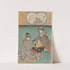 Two Women Playing a Game (19th century) by Andō Hiroshige