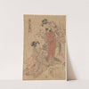 Two Women with a Child by Katsukawa Shunsen