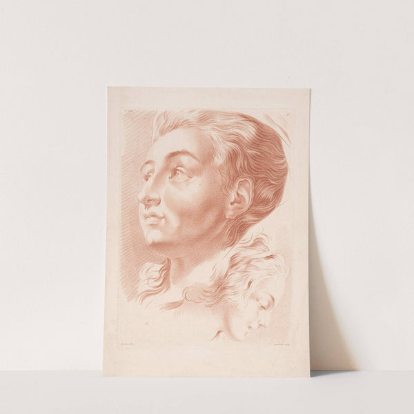Two women’s heads (1749-1849) by Louis-François Roubiliac