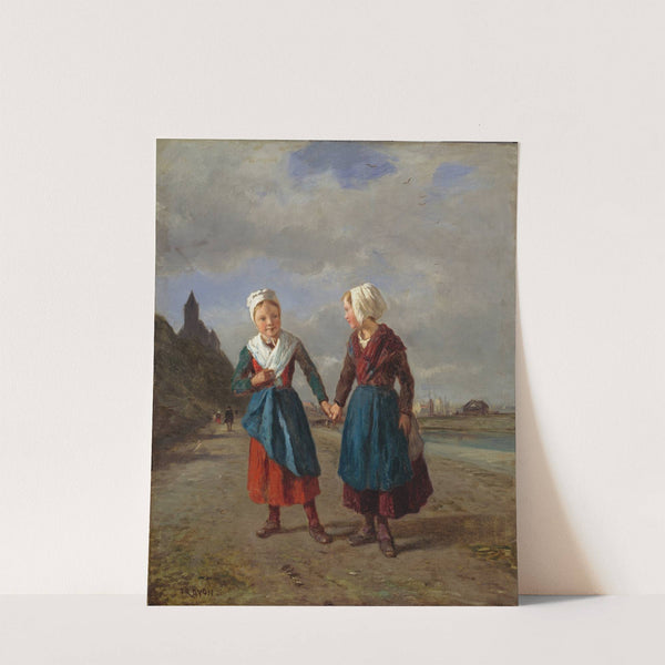 Two Young Girls (c.1850-1855) by Constant Troyon