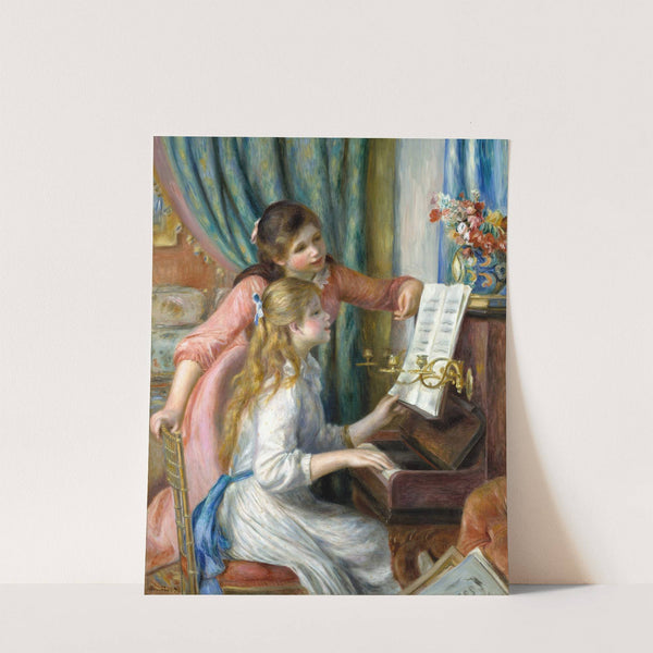 Two Young Girls at the Piano by Pierre-Auguste Renoir