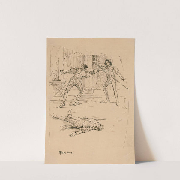 Tybalt’s duel (1917-1918) by Louis Rhead