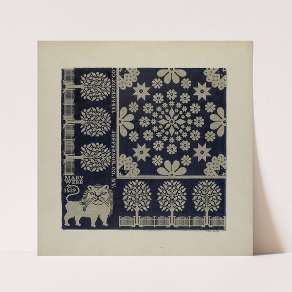 Tyler Coverlet by Arthur G. Merkley