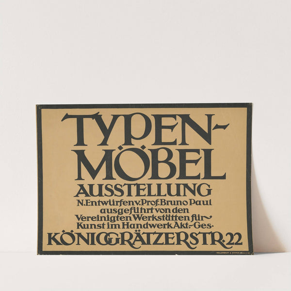 Typen-Möbel. Ausstellung (1908 - 1910) by Bruno Paul