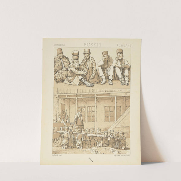 Types et costumes des classes populaires (1876-1888) by Auguste Racinet