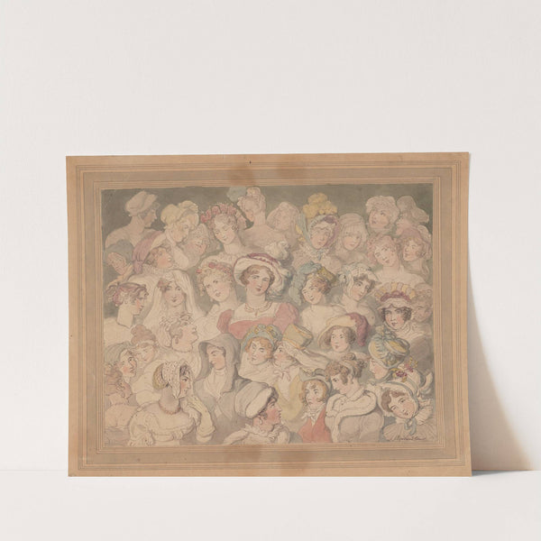 Types of beauty by Thomas Rowlandson