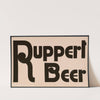 Typographical studies for Ruppert Beer by Winold Reiss