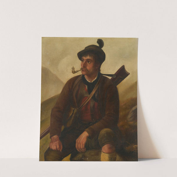 Tyrolean Hunter (1887) by Franz von Defregger