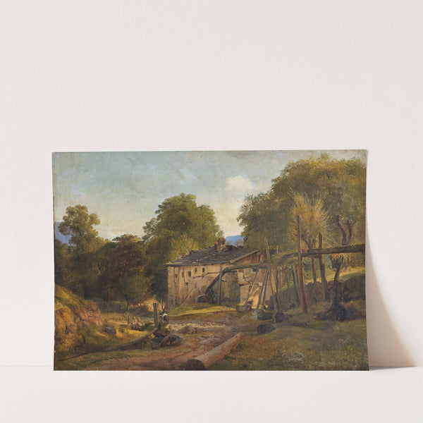 Tyrolean Landscape. Study by Louis Gurlitt