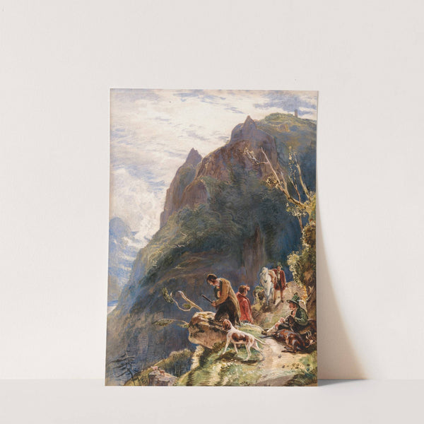 Tyrolese Hunters by John Frederick Lewis