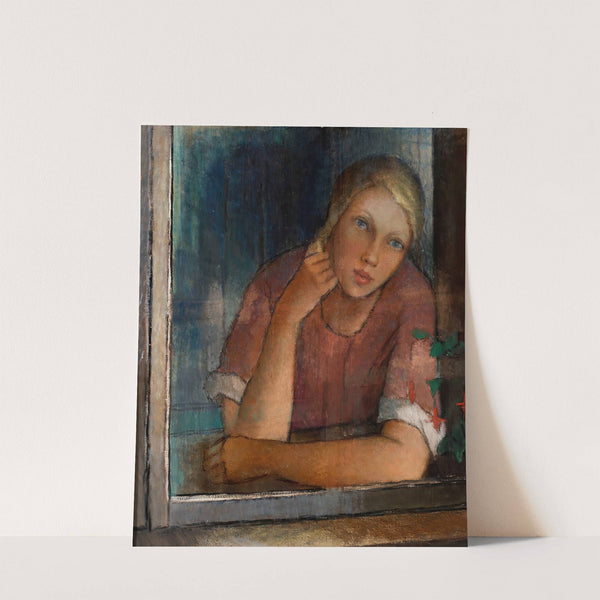 Tyttö ikkunassa by Alvar Cawén