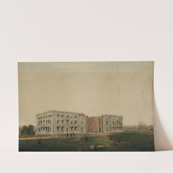 U.S. Capitol after burning by the British by George Munger
