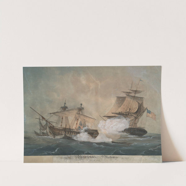 U. S. Capturing the Macedonian by George Thresher