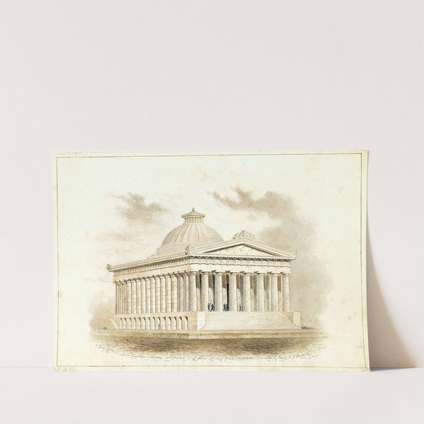 U. S. Custom House, New York (perspective) by Ithiel Town