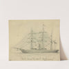 U.S. Gun Boat Mohican by Alfred Rudolph Waud