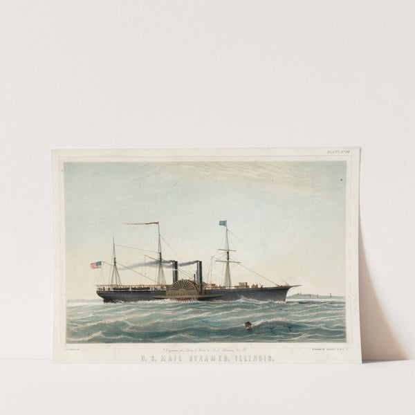 U.S. Mail Steamer, Illinois by Charles Parsons