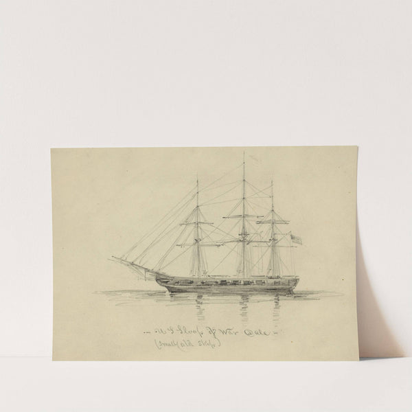 U.S. Sloop of War Dale by Alfred Rudolph Waud