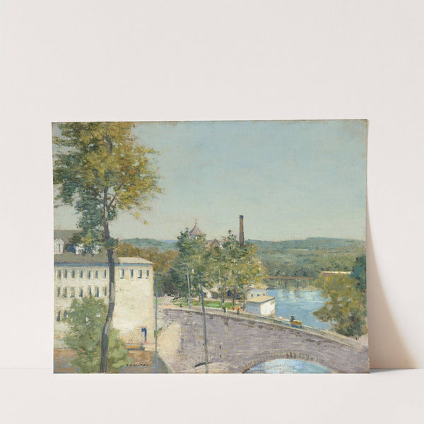 U.S. Thread Company Mills,Willimantic,Connecticut by Julian Alden Weir