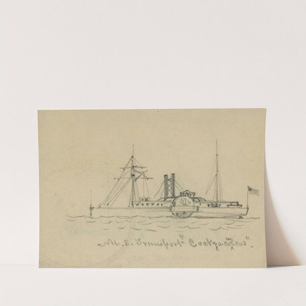 U.S. Transport 'Coatzacoalcus' by Alfred Rudolph Waud