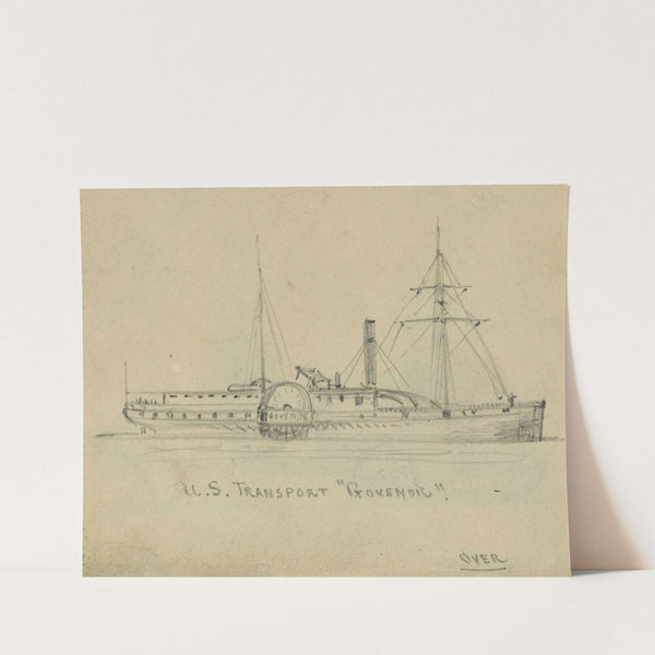 U.S. Transport 'Governor' by Alfred Rudolph Waud
