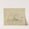 U.S. Tug Boat ‘Mercury’ (1860-1865) by Alfred Rudolph Waud