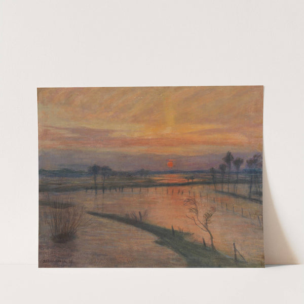 Überschwemmung an der Wümme by Otto Modersohn