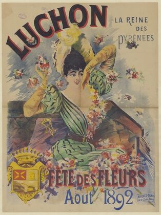 uchon, la reine des Pyrénées. Fête des fleurs. Aout 1892 (1892)