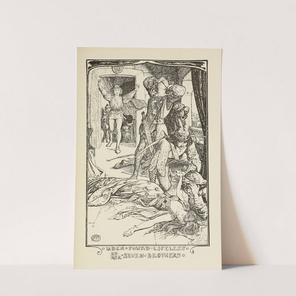 Udea found Lifeless by her Seven Brothers by Henry Justice Ford
