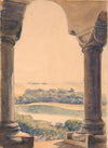 Udsigt fra Viborg Domkirkes søndre tårn (1906)