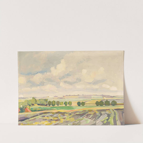 Udsigt Over Sommerlandskab by Fritz Syberg