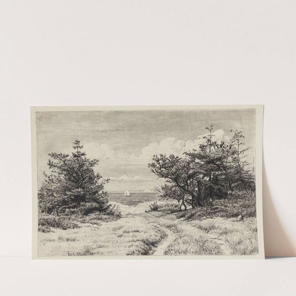Udsigt til Havet by Carl Bloch