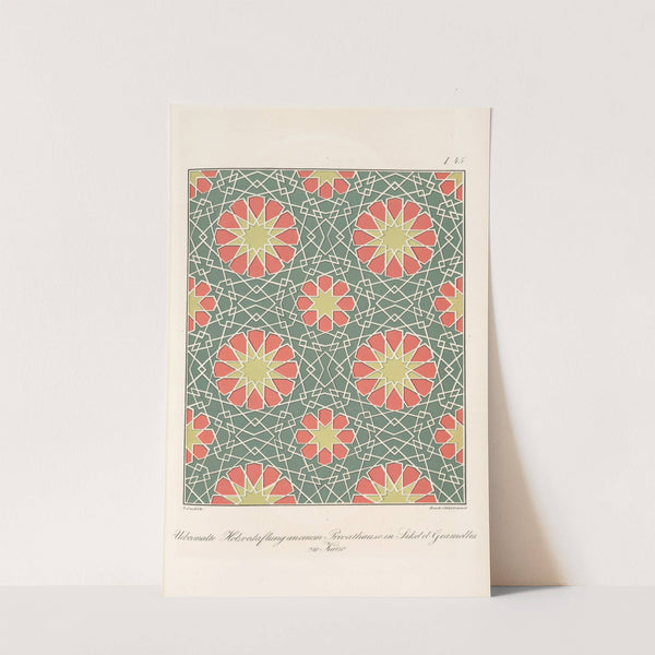 Uebermalte Holzvertäfelung an einem Privathause in Siket el Giamellia zu Kairo (1842) by Friedrich Maximilian Hessemer