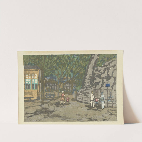 Ueno Zoo (1945) by Onchi Kōshirō