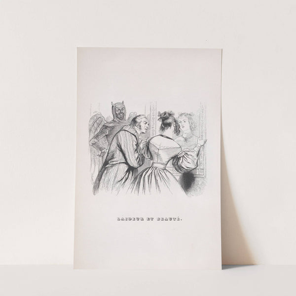 Ugliness and Beauty by J. J. Grandville