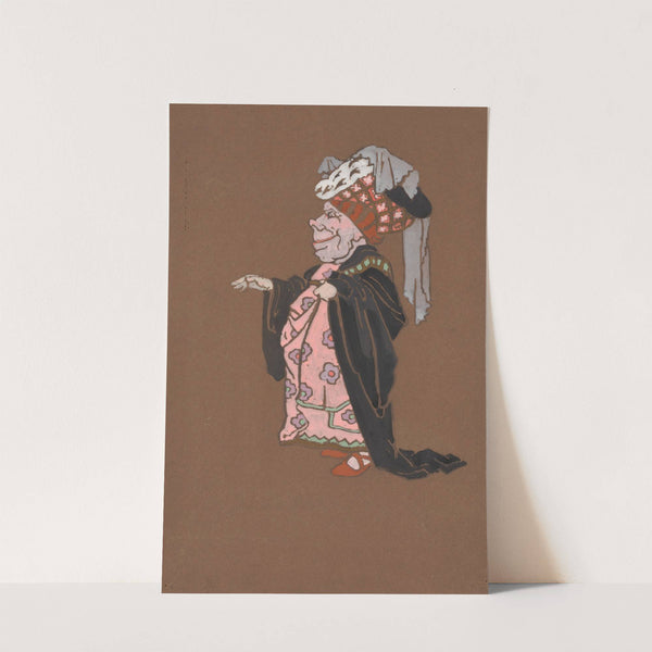 Ugly Duchess (costume design for Alice-in-Wonderland, 1915) by William Penhallow Henderson