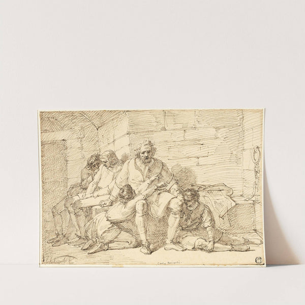 Ugolino and His Sons in Prison by Carlo Arienti