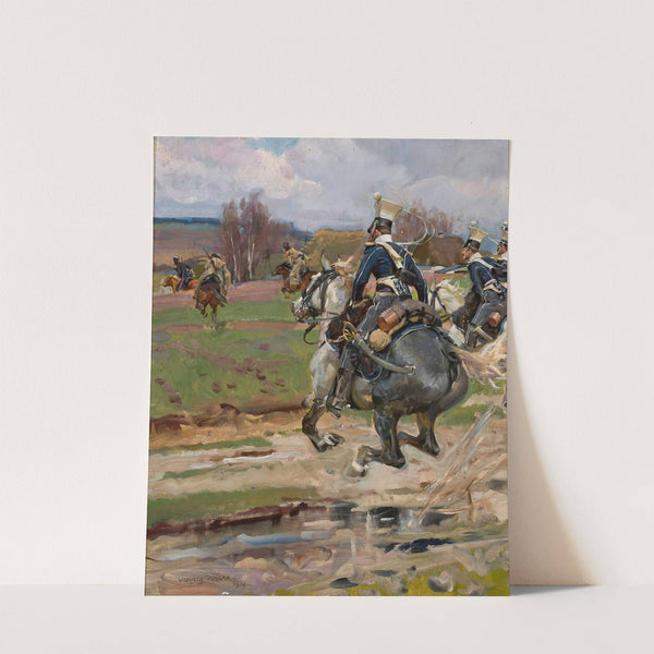 Uhlans by Wojciech Kossak