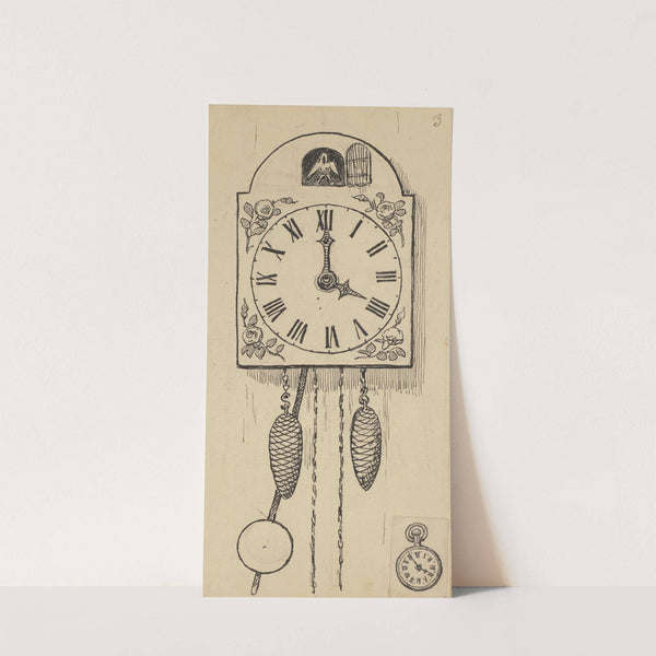 Uhr (ca 1905) by Hans Thoma