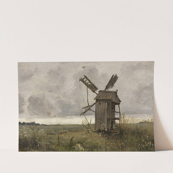 Ukrainian windmill by Jan Stanislawski