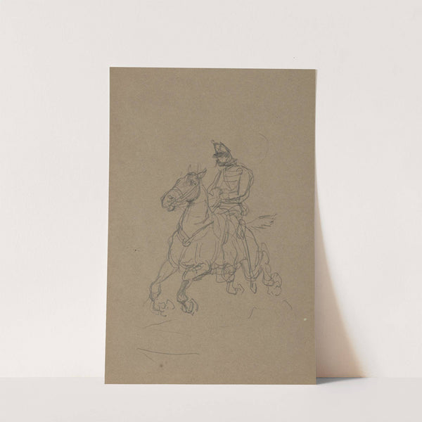 Ulhan à cheval by Henri de Toulouse-Lautrec