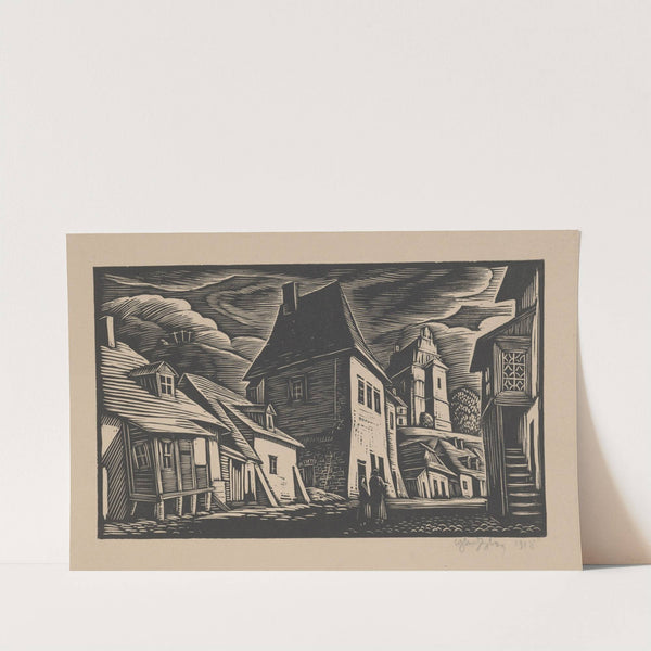 Ulica w Kazimierzu (1928) by Władysław Skoczylas