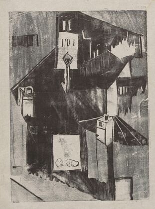 Ulica z latarnią (1914)