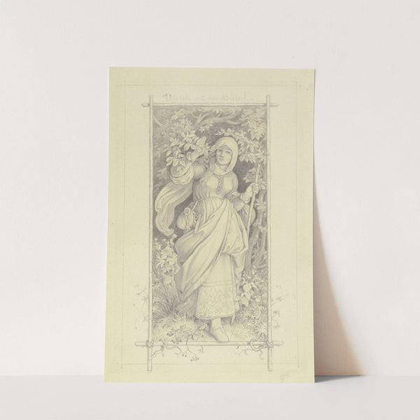 Ulrich with the hill by Adrian Ludwig Richter