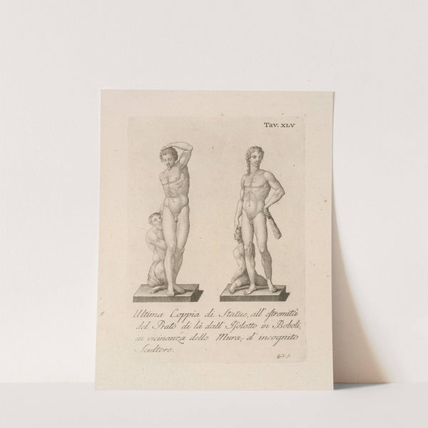 Ultima Coppia di Statue, all'estremità del Prat by Gaetano Vascellini