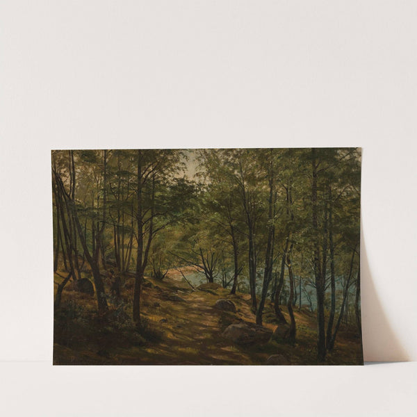 Ulvegjelskogen, Mandal by Amaldus Nielsen