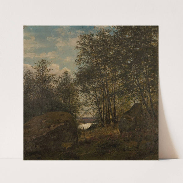 Ulvegjelskogen, Mandal by Amaldus Nielsen