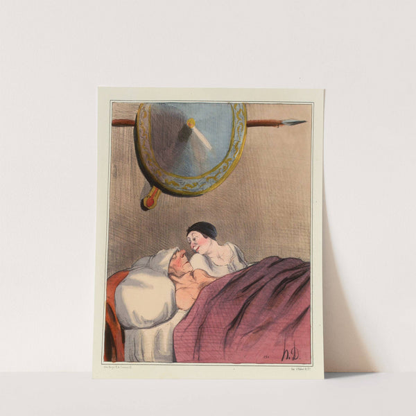 Ulysse et Pénélope (1833) by Honoré Daumier