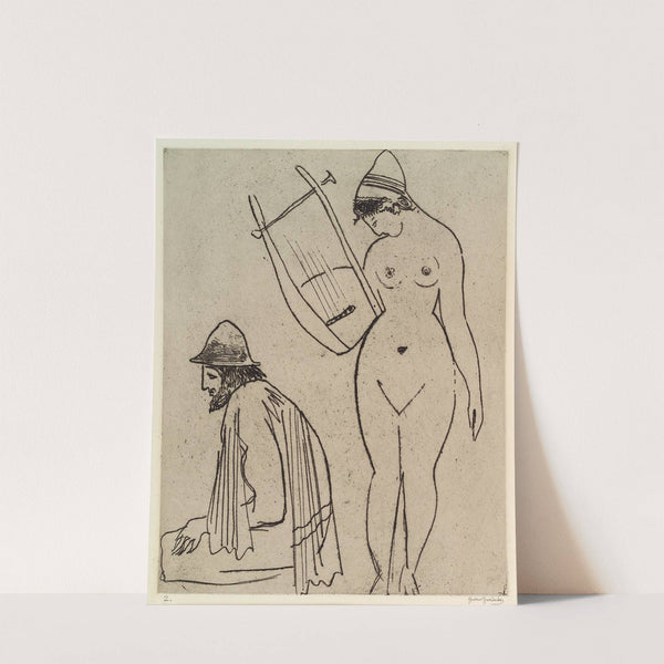 Ulysses and Calypso by Gustaw Gwozdecki